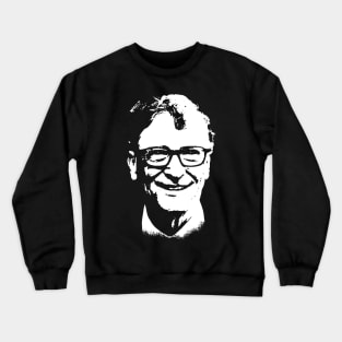 Bill Gates Portrait Crewneck Sweatshirt